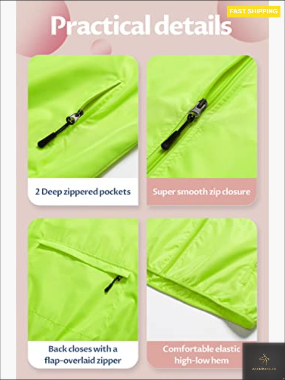 Lightweight Packable UPF 50+ Hoodie Cycling Jacket Detachable Hood Long Sleeve - Picture 7 of 7